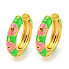 Rack Plating Brass Hoop Earrings EJEW-C102-43G-02-1