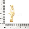 Brass Lobster Claw Clasps KK-U059-52G-02-3