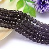Faceted Flat Round Imitation Austrian Crystal Bead Strands G-M186-8x6mm-22A-1