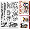 Custom PVC Plastic Clear Stamps DIY-WH0618-0060-1
