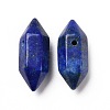 Natural Lapis Lazuli Double Terminal Pointed Pendants G-C007-02A-16-2