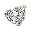 Rack Plating Brass Cubic Zirconia Pendants KK-M267-08P-2