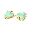 Rack Plating Brass Enamel Pendants KK-D074-03G-06-3