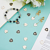 2 Sets 2 Colors Alloy Enamel Pendants ENAM-SC0006-63-7