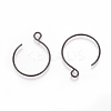 304 Stainless Steel Earring Hooks Ion Plating(IP) STAS-L216-02A-B-1