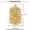 304 Stainless Steel Rhinestone Pendants STAS-OY003-93G-2