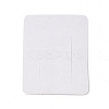Rectangle Paper Hair Clip Display Cards CDIS-C004-03K-2