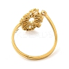 304 Stainless Steel with  Cubic Zirconia Adjustable Rings RJEW-K245-48B-G-2