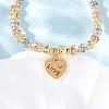 Brass Slider Bracelets BJEW-C090-02G-E-1