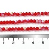 Imitation Jade Glass Beads Strands EGLA-YW0003-19B-01-5