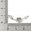 Brass Micro Pave Clear Cubic Zirconia Connector Charms LS-KK-H467-02P-3