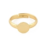 Brass Adjustable Ring Components KK-A272-03B-G-2