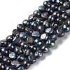 Natural Cultured Freshwater Pearl Beads Strands PEAR-E018-90-1