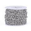 Brass Flat Oval Cable Chains CHC018Y-NFK-4