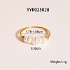 French Style Freshwater Pearl Stainlee Steel Finger Rings for Women OM4825-6