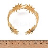 304 Stainless Steel Enamel Cuff Bangles for Women SA-B005-02G-3
