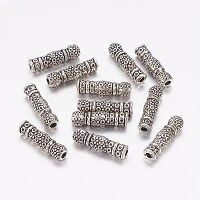 Tibetan Style Alloy Tube Beads X-LF0658Y-NF-1