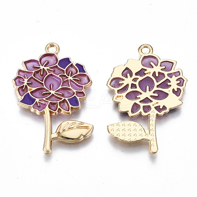 Transparent Epoxy Resin Pendants ENAM-Q437-059A-NR-1