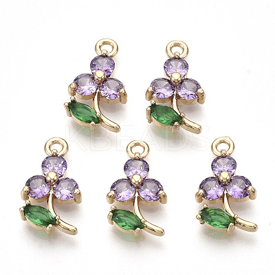 Transparent Glass Pendants X-GLAA-R212-17A-1