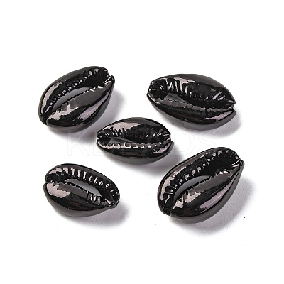 Baking Paint Cowrie Shell Beads X-SSHEL-M023-01B-1