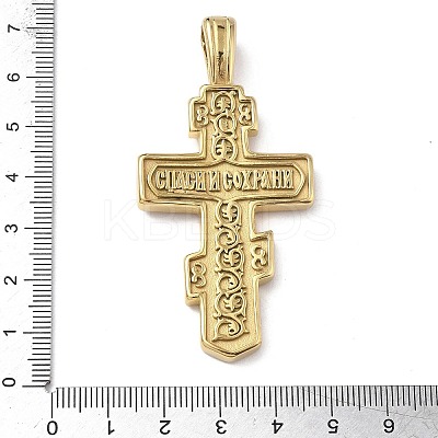 304 Stainless Steel Big Pendants STAS-Z173-01G-1