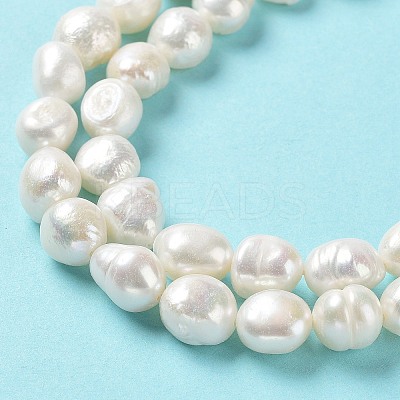 Natural Cultured Freshwater Pearl Beads Strands PEAR-Z002-12-1