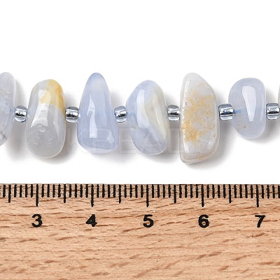 Natural Blue Lace Agate Beads Strands G-L649-A02-01-1