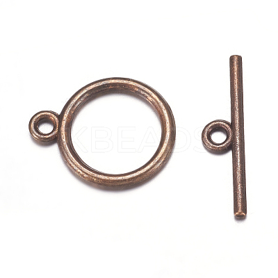 Tibetan Style Toggle Clasps LS-TIBEP-A12208-R-FF-1