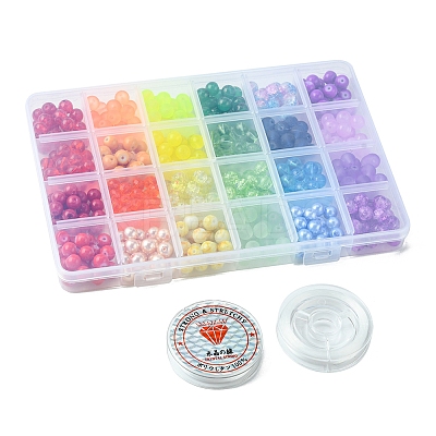 DIY Stretch Bracelet Making Kit DIY-FS0005-73-1