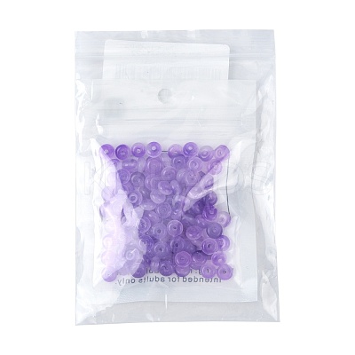 120Pcs 2 Colors Baking Paint Imitation Jade Glass Beads DGLA-FS0001-21B-1