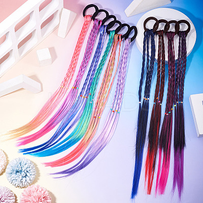 10Pcs 10 Colors High Temperature Silk Hair Wigs PHAR-TA0001-12-1