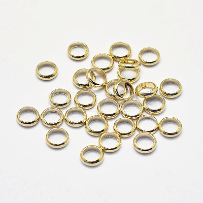 Long-Lasting Plated Brass Spacer Beads X-KK-K193-090G-NF-1