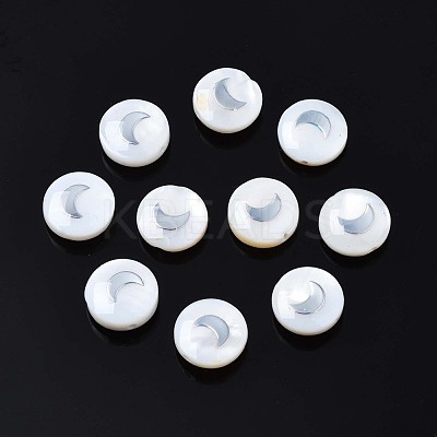 Natural Freshwater Shell Beads SHEL-N003-22-06P-1