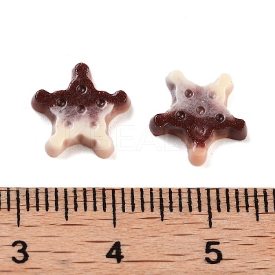 Luminous Resin Imitation Chocolate Decoden Cabochons RESI-K036-28C-01-1