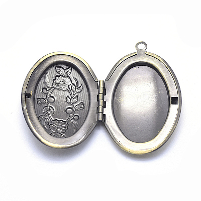 Brass Locket Pendants LS-KK-F717-16AB-NR-1