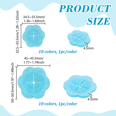 20Pcs Women Hidden Silicone T-Shirt Clips AJEW-WH0696-178-1