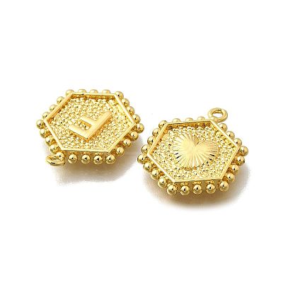 26Pcs Brass Pendants KK-R218-05G-1