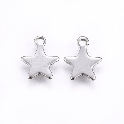 201 Stainless Steel Charms LS-STAS-E438-50P-1