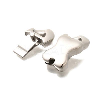 304 Stainless Steel Magnetic Clasps STAS-R140-16P-01-1
