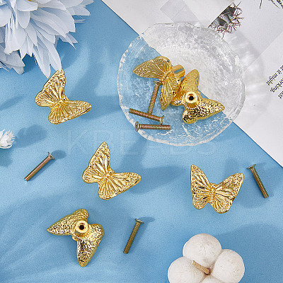 Butterfly Zinc Alloy Drawer Pull Handles FIND-WH20007-71G-1