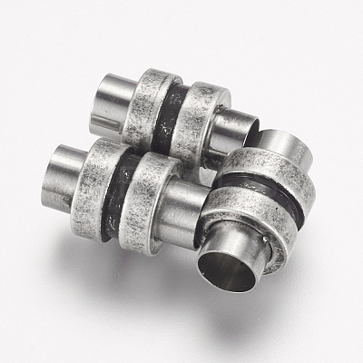 304 Stainless Steel Magnetic Clasps STAS-E144-052AS-1