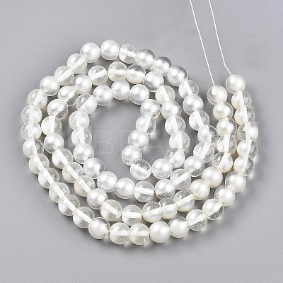 Baking Paint Transparent Glass Beads X1-DGLA-N011-10mm-01-1