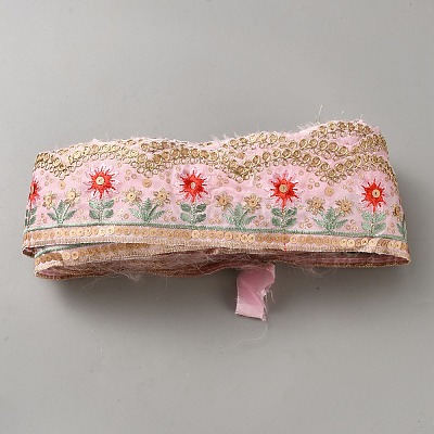 Vintage Jacquard Polyester Lace Ribbon SRIB-WH20020-113C-1