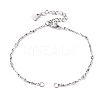 304 Stainless Steel Satellite Chain Bracelet Making AJEW-JB01277-02-1