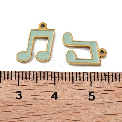 Ion Plating(IP) 316 Surgical Stainless Steel Charms STAS-U014-65G-02-1