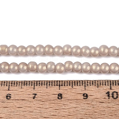 Baking Paint Glass Pearl Beads Strands DGLA-ZX001-05A-15-1