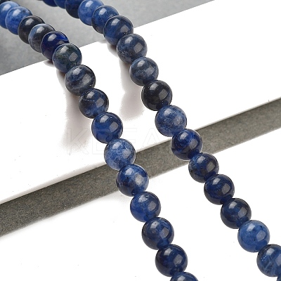 Sodalite Round Bead Strands G-P070-46-6mm-1