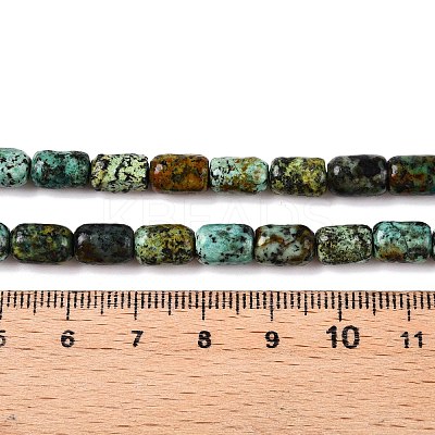 Natural African Turquoise(Jasper) Beads Strands G-G980-33A-1