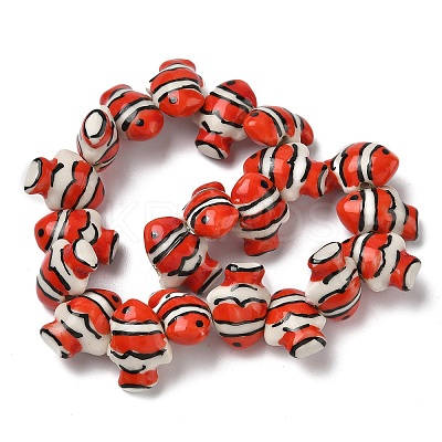 Handmade Porcelain Beads PORC-R002-01F-1