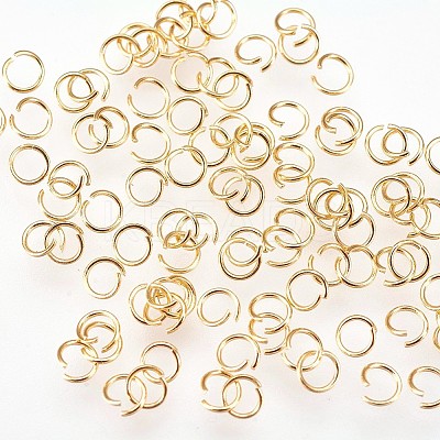 304 Stainless Steel Open Jump Rings STAS-P204-04G-01-1